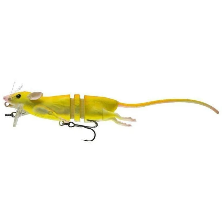 Fishing float & bobbers for herring fishing-Savage Gear 3D Rat Bait, Floating, 2 1/2oz, 11 3/4", Firetiger