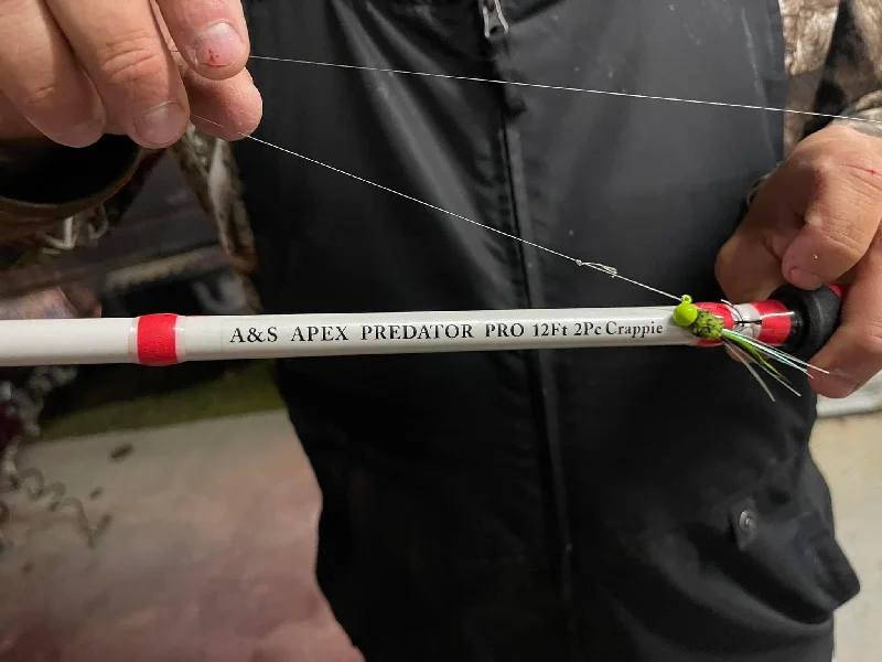 Fishing Rods for big lagoons-Fishing Rods with Strong Flex-Fishing Rods for yellowtail wrasse-A&S Apex Predator Pro 12' 2 Piece Casting/Jigging Rod