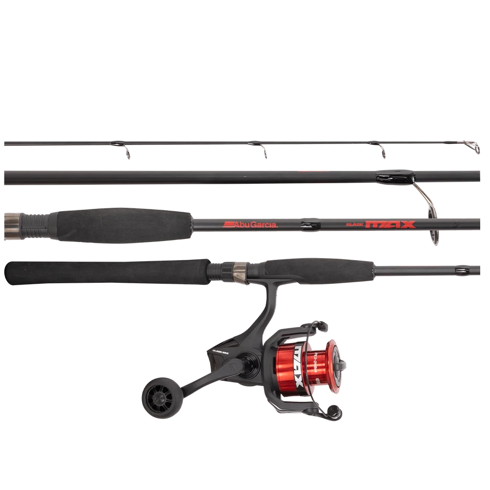 Fishing reels with quick trout-Lightweight fishing reels with power-Abu Garcia Black Max 2500 SP702L Spin Road & Reel - 2-4kg