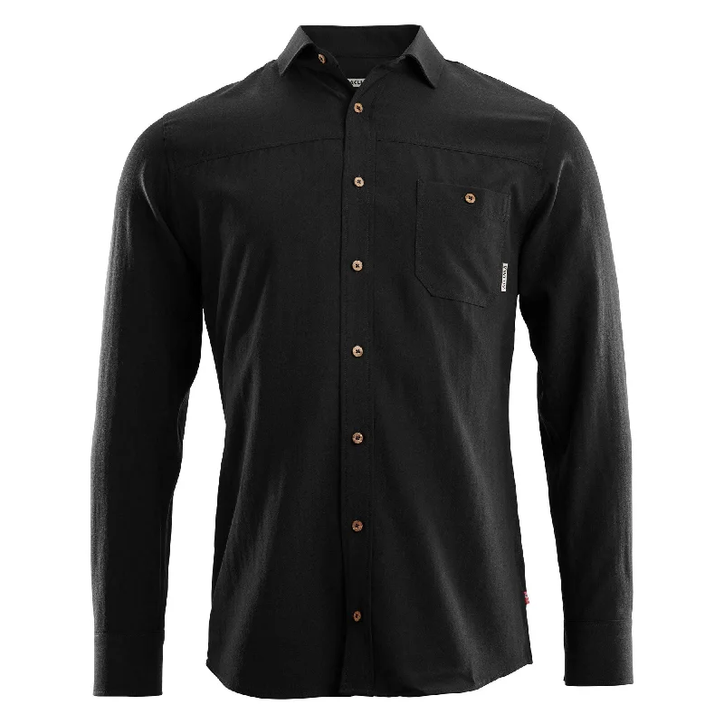 LeisureWool Woven Wool Shirt jet