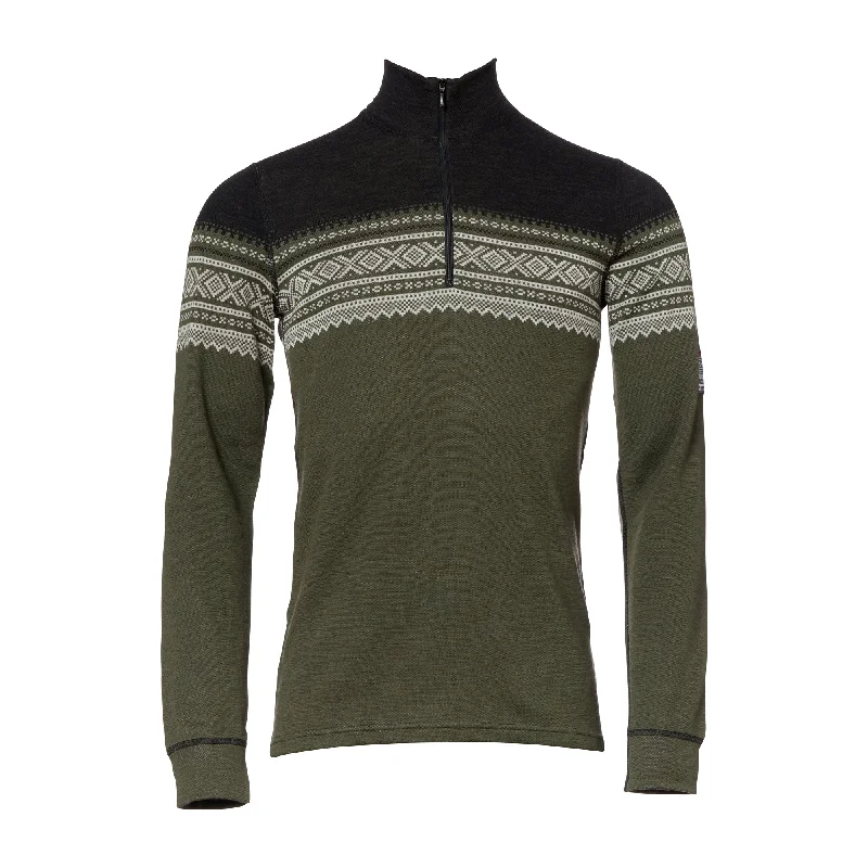 Pullover DesignWool Marius Mock Neck Zip nordmarka