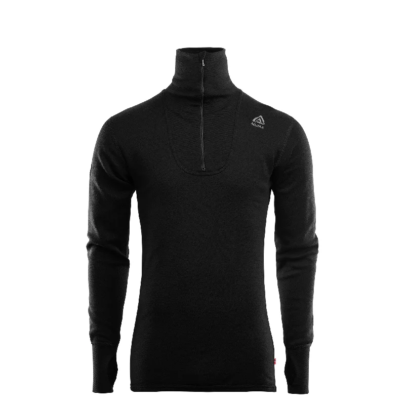 Pullover DoubleWool Polo Zip jet