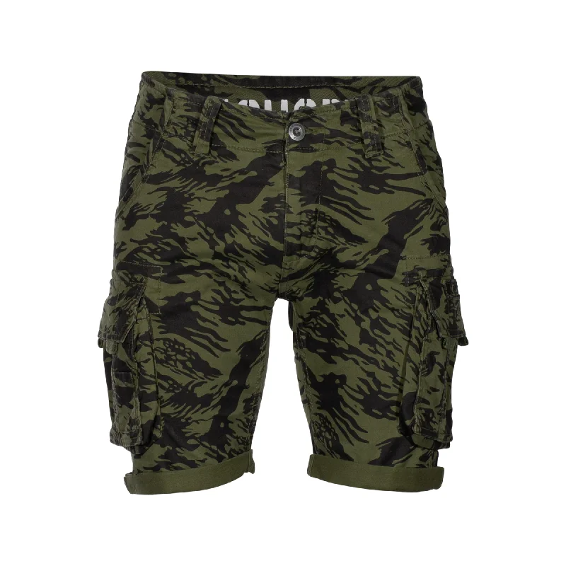 Crew Short Camo brushstroke green