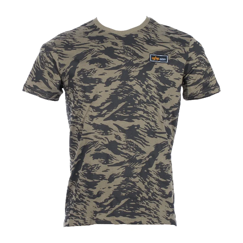 T-Shirt Tactical Camo brushstroke green