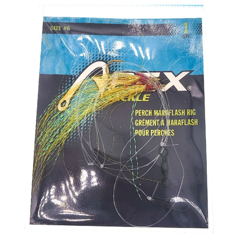 Fish hooks and rigs for fishing with rigging solutions-fish hooks and rigs for catching coastal fish -Fish Hooks & Rigs storage tips-Apex Perch Maraflash Rig Size 6 Qty 1 Yellow