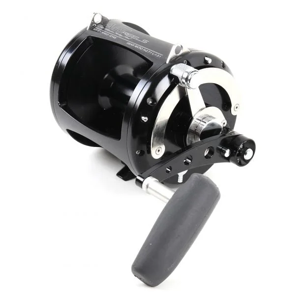 Fishing reels with smooth bearings-Compact fishing reels with spinning-Avet EXW 80/2 Two Speed Lever Drag Reel