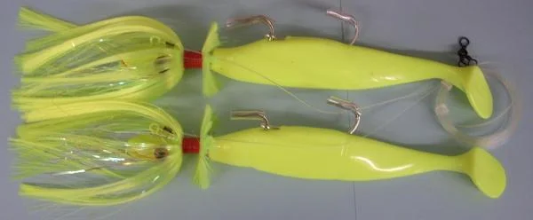 Blue Water Candy Tandem Parachute Rig - 8oz by 4oz - Chartreuse