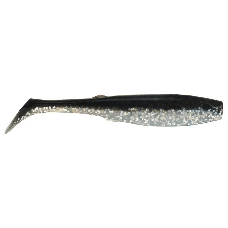 Fishing lures for pond fishing-Fishing Lures for ocean reefs-Berkley Gulp! Alive! Saltwater Paddleshad, Pint 4x7, 4", Black Silver