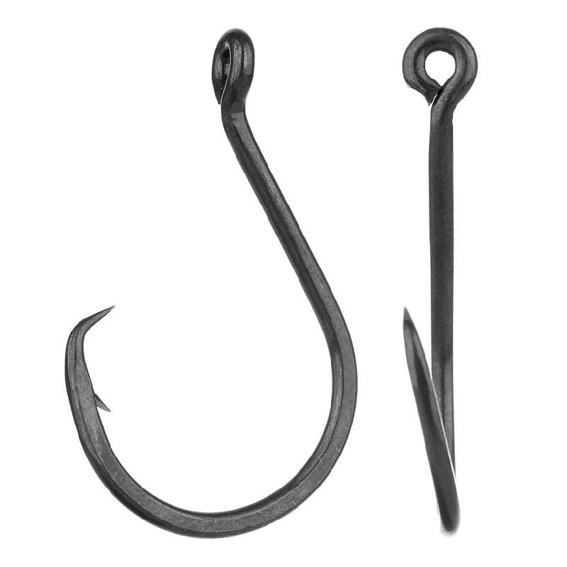 Fish hooks and rigs for fishing with easy-to-use rigs-fish hooks and rigs for long-range fishing trips -Fish Hooks & Rigs rentals-BKK Inline Heavy Circle Hooks-Ss Size 1 Qty 10