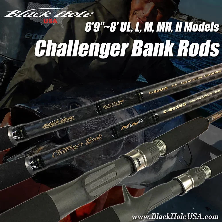 Fishing Rods with easy reels-Fishing Rods for Slow Flex Tips-Fishing Rods for southern ocean fairy wrasse-Black Hole Challenger Bank Conventional Rods