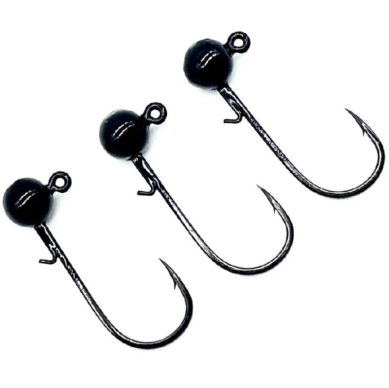 Fish hooks and rigs for fishing with multi-fishing rigs-fish hooks and rigs for trolling -Fish Hooks & Rigs rig sleeves-BnR Tackle Worm Keeper Black 1/4 Oz Black Qty 3