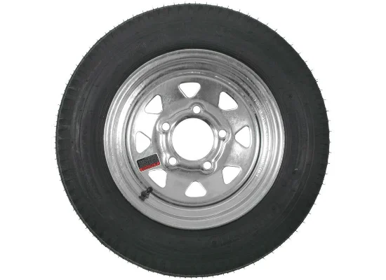 Boat Trailer Tire 4.80 x 12 on Galvanized 5 Lug Wheel 780lb by Loadstar