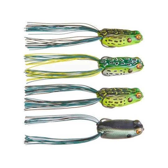 Fishing lures for river fishing-Fishing Lures with rattling sounds-Booyah Poppin'Pad Crasher JR 4 Pack