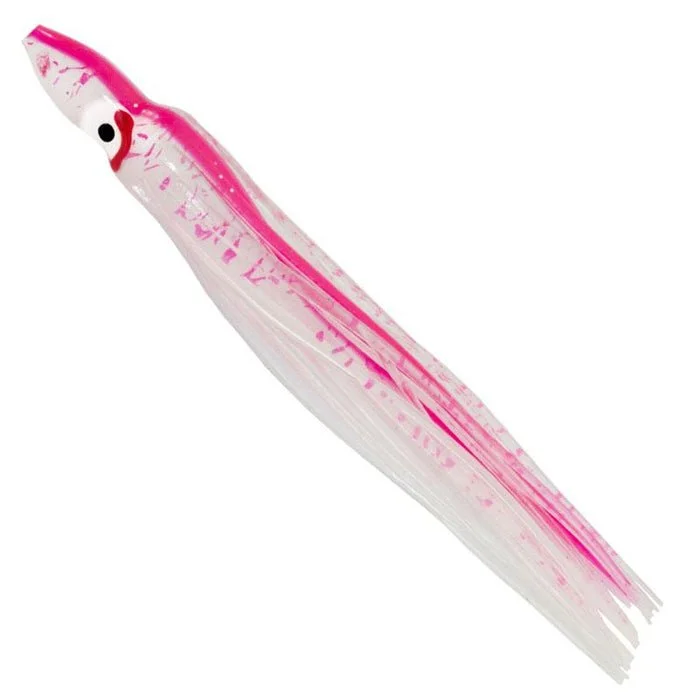 Fishing lures for lake fishing-Fishing Lures for pike hunting-Challenger Squid 4.5" UV Pink Spatter Qty 1