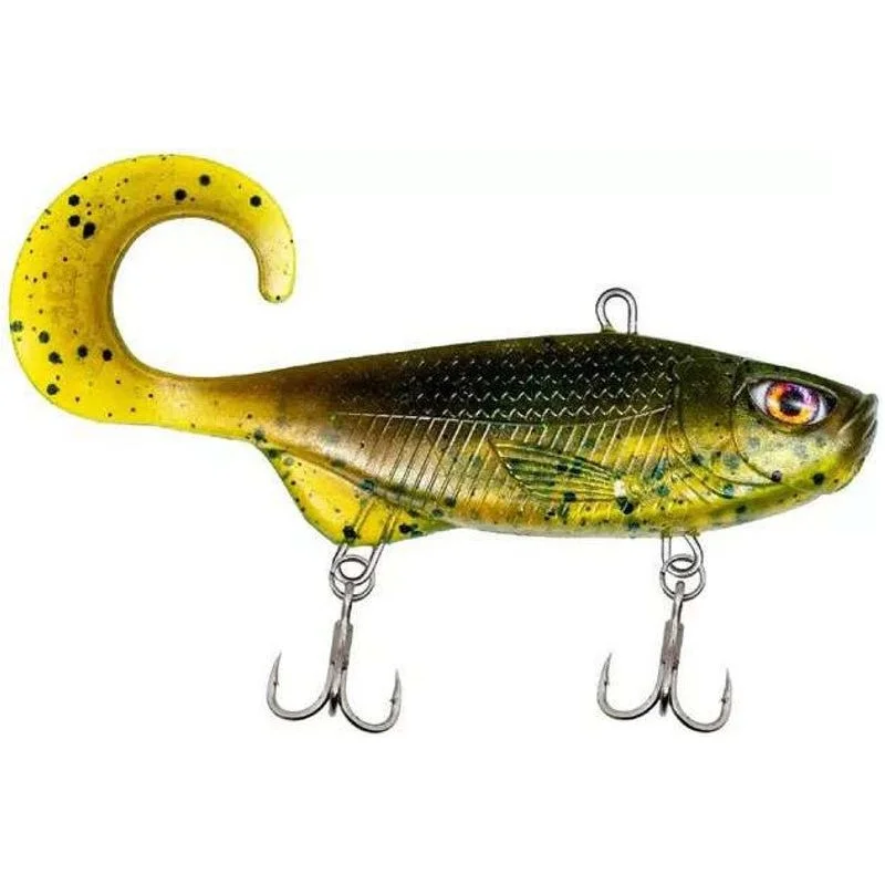 Fishing lures for catfish-Fishing Lures for big catches-Chasebaits Curly Vibe 3.25"