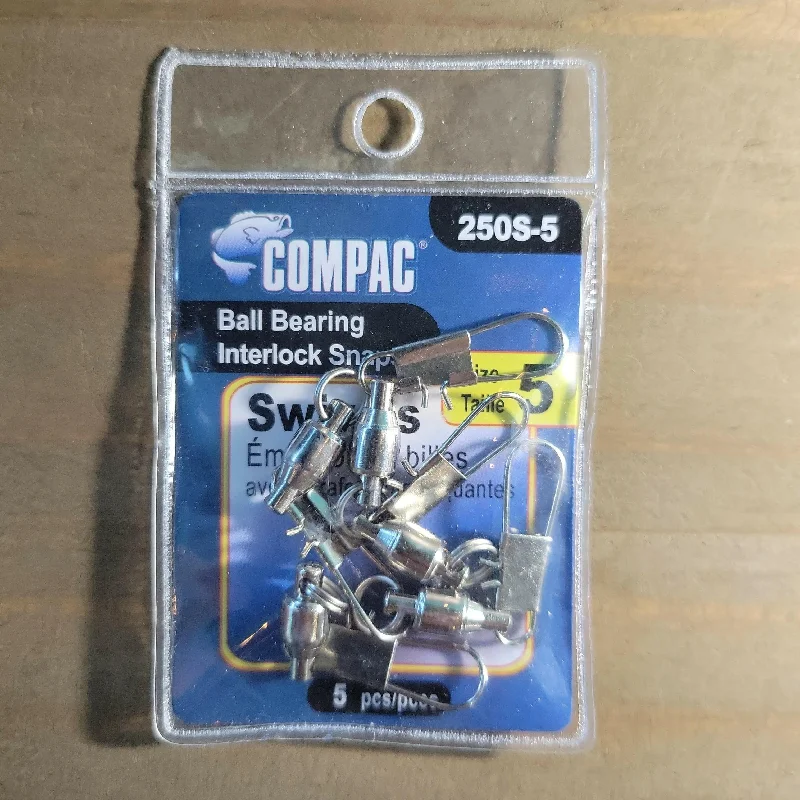 COMPAC Ball Bearing Interlocl Snaps Size #5 5/pk