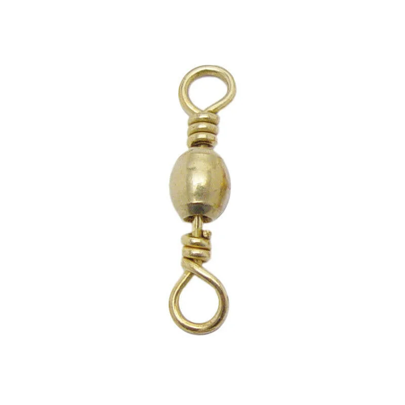 COMPAC Barrel Swivels Brass #12 10/pk