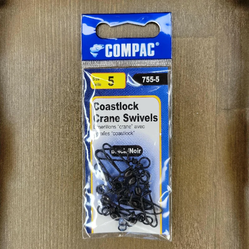 Compac Crane Swivel with Coastlock Snap #5 8pcs