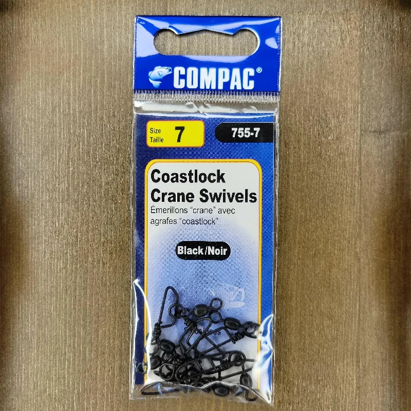 COMPAC Crane Swivel with Coastlock Snap #7 8pcs