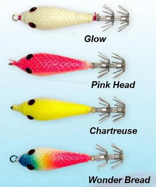 Tsunami Squid Jig Sibiki Rig- Glow- TSQS212-G