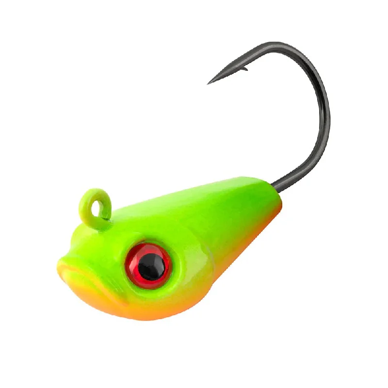 Tsunami Tog Treats- Blackfish Jig-  1 oz.- Chartreuse/Orange