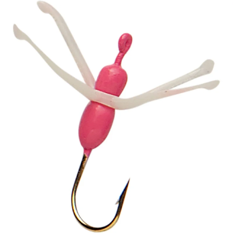 Fish hooks and rigs for fishing with topwater lure rigs-fishing hooks and rigs with circle hooks -Fish Hooks & Rigs rig clips-Custom Jigs Nuclear Ant Size 10 Pink/White Qty 2