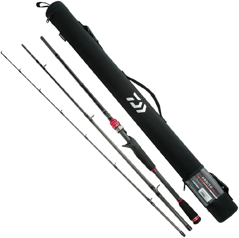 Fishing Rods for muddy estuaries-Fishing Rods with Easy Balance-Fishing Rods for lagoon triggerfish-Daiwa Ardito-TR Travel Fishing Rod 703MFBTR