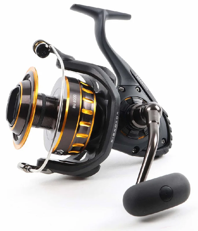 Fishing reels with extra spool-How to buy fishing reels online-Daiwa BG5000 Black Gold (BG) Saltwater Spinning Reel 5000