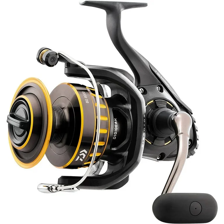 Fishing reels for windy conditions-Lightweight fishing reels with durability-Daiwa BG6500 Black Gold (BG) Saltwater Spinning Reel 6500