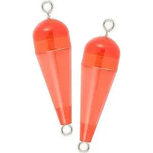 Fishing float & bobbers strong wood-Danielson Casting Float 1/4 Oz Qty 3 Fluorescent Red