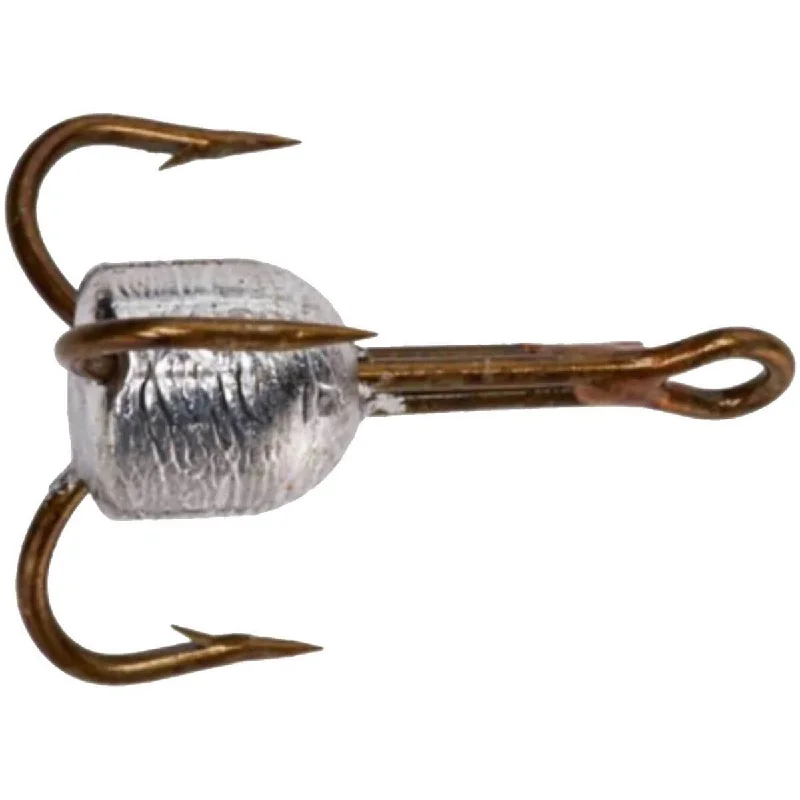 Fish hooks and rigs for fishing with light rods rigs-best fishing hooks and rigs for tournament anglers -Fish Hooks & Rigs reward points-Danielson Weighted Snagging Treble Hook 6/0 Bronze Qty 1