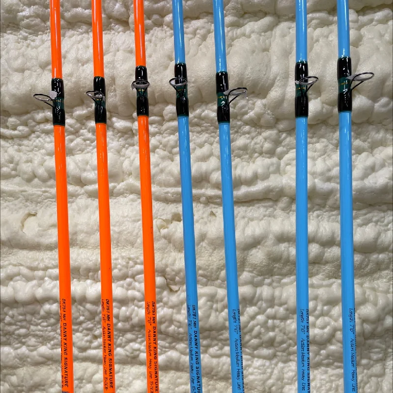 Fishing Rods with flexible tips-Fishing Rods for Low Control Tips-Fishing Rods for mystery wrasse-Danny King Signature Series Blue Casting Rod - 1-Piece 7'6"