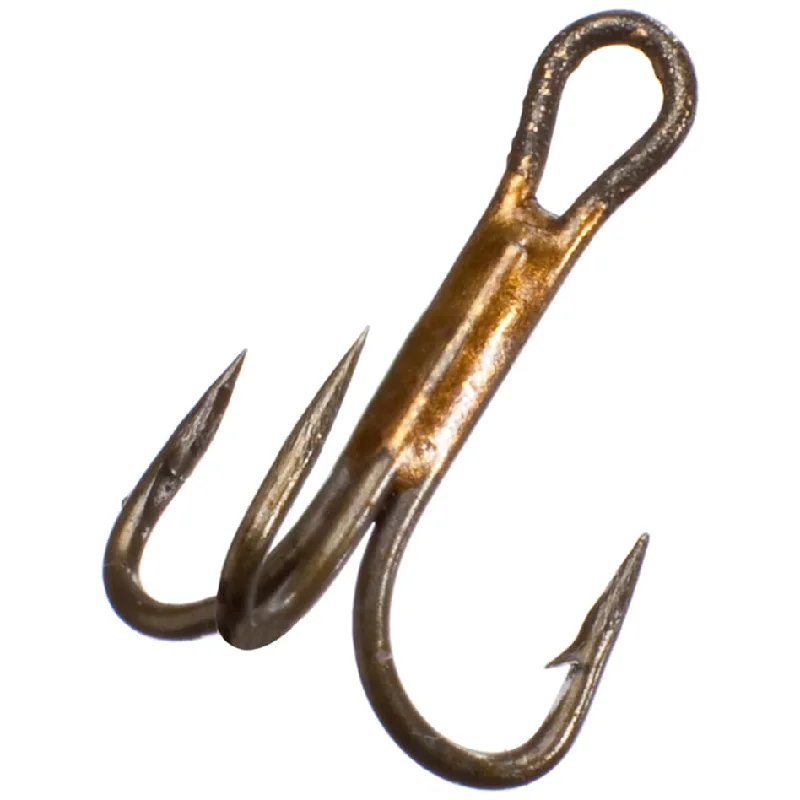 Fish hooks and rigs for fishing with tube rigs-fish hooks and rigs for slow trolling -Fish Hooks & Rigs brand ambassadors-Eagle Claw 2X Treble Sz 4 Qty 5 Bronze