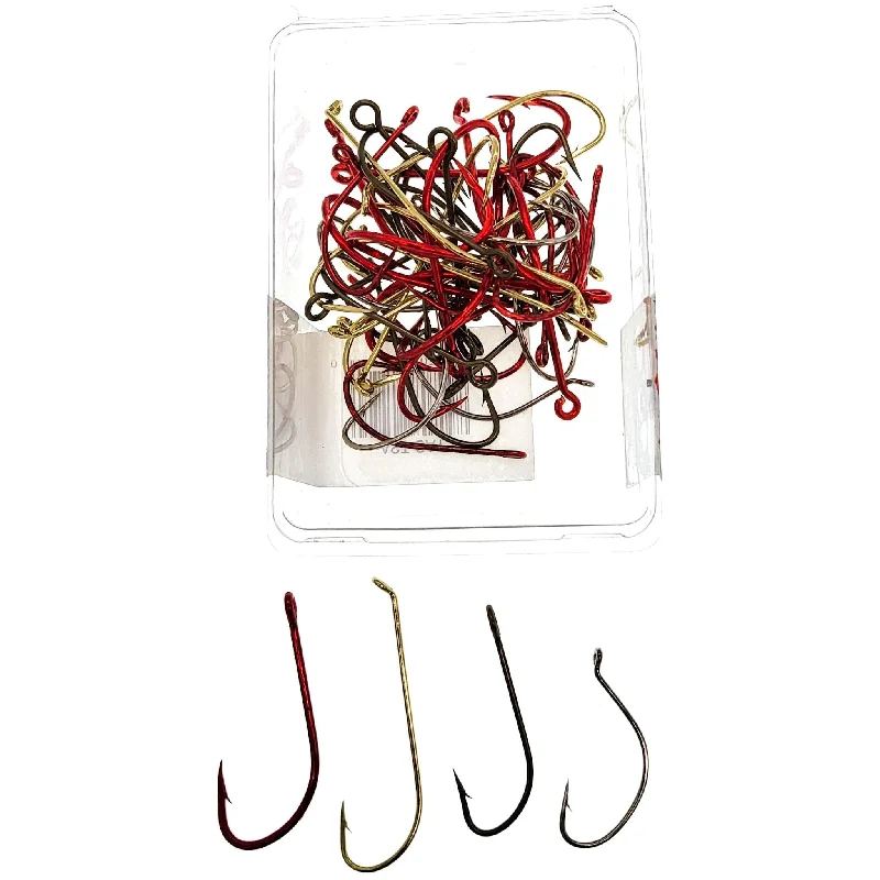 Fish hooks and rigs for fishing with sustainable rigs-fish hooks and rigs for fishing from bridges -Fish Hooks & Rigs octopus hooks-Eagle Claw Assorted Catfish Hooks Qty 50