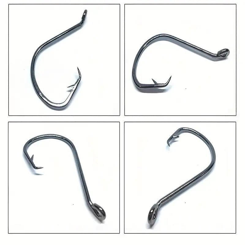 Fish hooks and rigs for fishing with unique rigs-fish hooks and rigs for fishing with artificial lures -Fish Hooks & Rigs testimonials-FAS Durable Stainless Steel Octopus Hook Qty 50