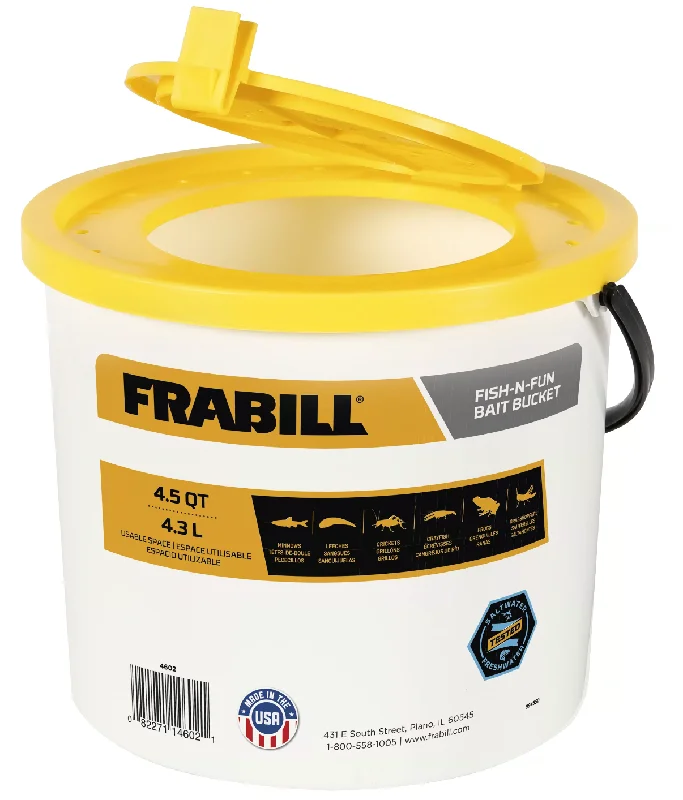 Frabill Fish-N-Fun Bait Bucket 4.5 Quarts