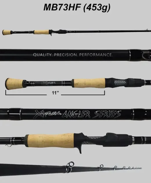 Fishing Rods for rocky marshes-Fishing Rods with High Flex Reels-Fishing Rods for blue velvet fairy wrasse-FX Xtreme Angler Series Casting Rods Cork