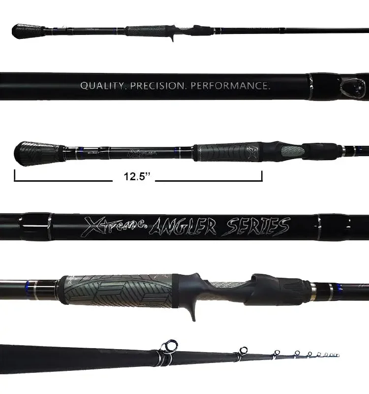 Fishing Rods with lightweight guides-Fishing Rods for Low Flex Reels-Fishing Rods for rhomboid fairy wrasse-FX Xtreme Angler Series Casting Rods Winn Grip