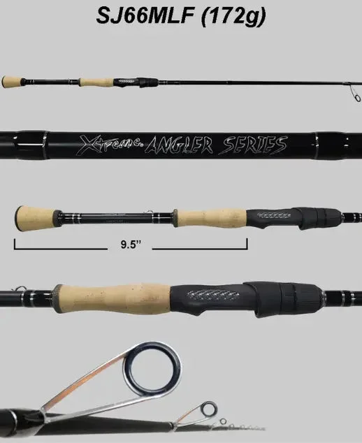 Fishing Rods for fast marshes-Fishing Rods with Quick Balance-Fishing Rods for lumpyhead fairy wrasse-FX Xtreme Angler Series Spinning Rods Cork