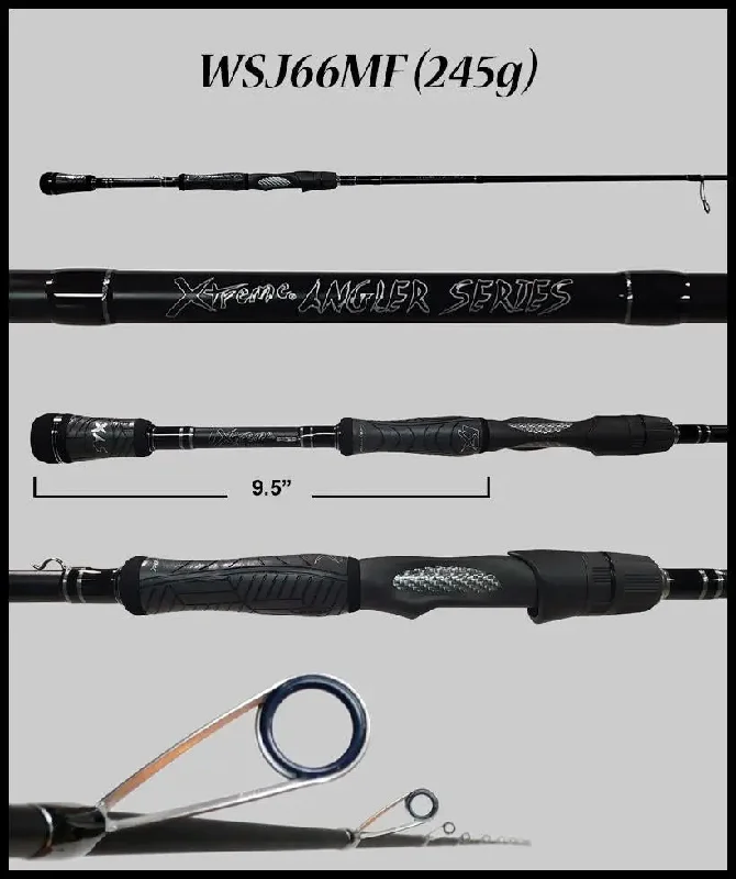 Fishing Rods with durable guides-Fishing Rods for Slow Balance-Fishing Rods for whipfin fairy wrasse-FX Xtreme Angler Series Spinning Rods Winn Grip