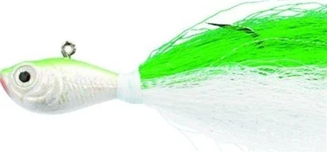 Spro Prime  Bucktail Jig, Color Chartreuse, Size    1/4 OZ