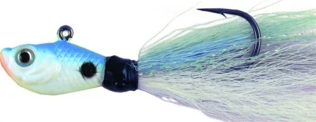 Spro Prime  Bucktail Jig, Color Spearing Blue 1 oz - 5 Pack