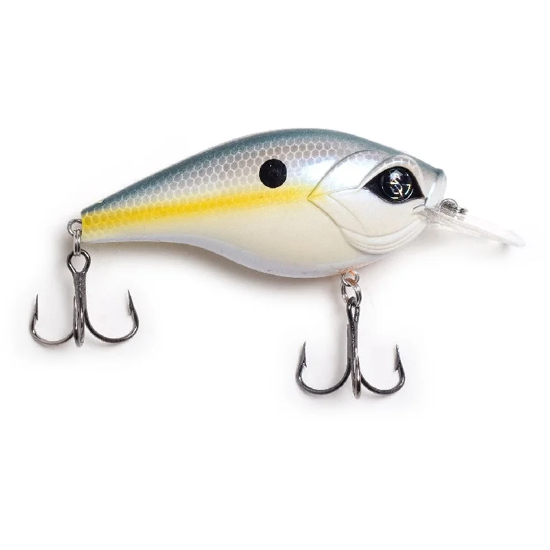 Fishing lures for light cover-Fishing Lures with slim shapes-Googan Squad Micro Banger 1.5'' 1/8 Oz Sexy Shad