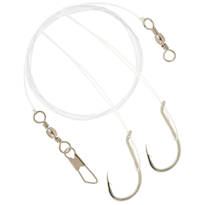 Fish hooks and rigs for fishing with multi-sinker rigs-fish hooks and rigs for walleye -Fish Hooks & Rigs hook trays-Hurricane Rock Cod Rig Size 6/0 80Lb Test Qty 1