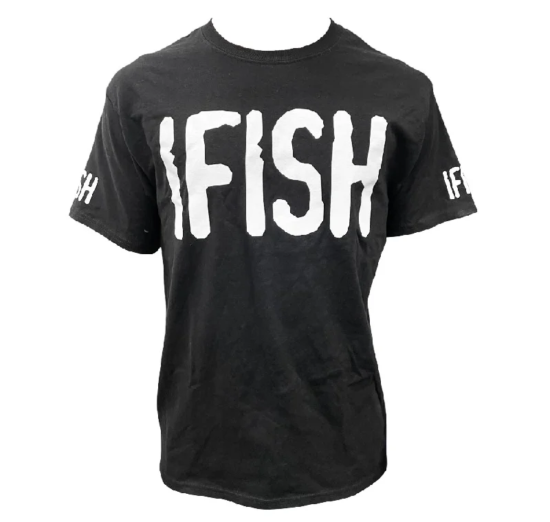 Ifish Mens Black T-Shirt