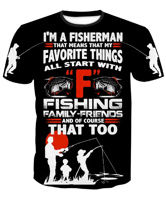 I'M A FISHERMAN - BLACK