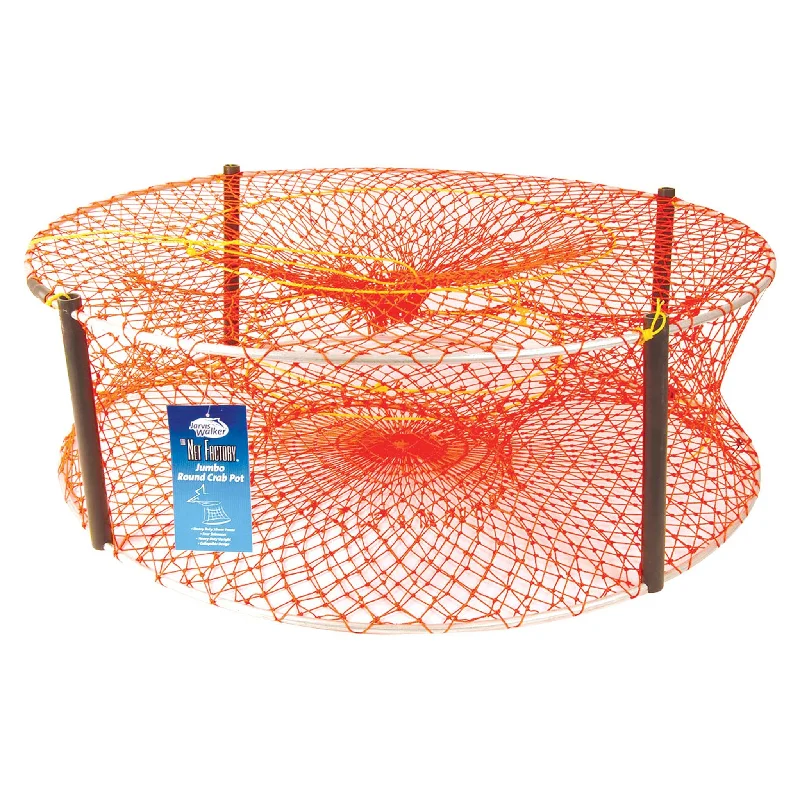 Jarvis Walker Jumbo Round Crab Pot - 90cm - 4 Entry