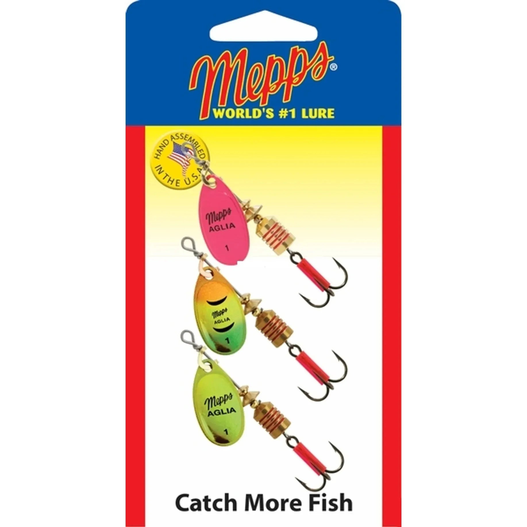 Fish hooks and rigs for fishing with quick-rig solutions-fish hooks and rigs for catching codfish -Fish Hooks & Rigs rig coupons-Mepps Spinner Aglia Platium Series #1 Qty 3