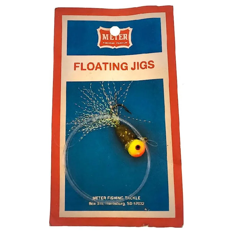 Fishing float & bobbers durable texture-Meter Fishing Floating Tinsel Jig Yellow Orange