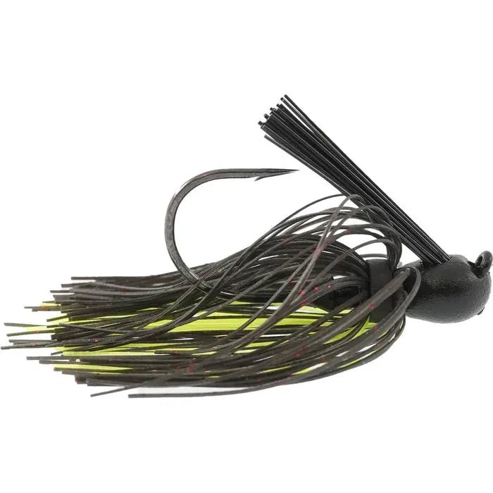 Fish hooks and rigs for fishing with adjustable sinker rigs-fish hooks and rigs for shore fishing -Fish Hooks & Rigs hook offers-Missile Baits Ike's Mini Flip Jig 3/8 Oz Black Neon